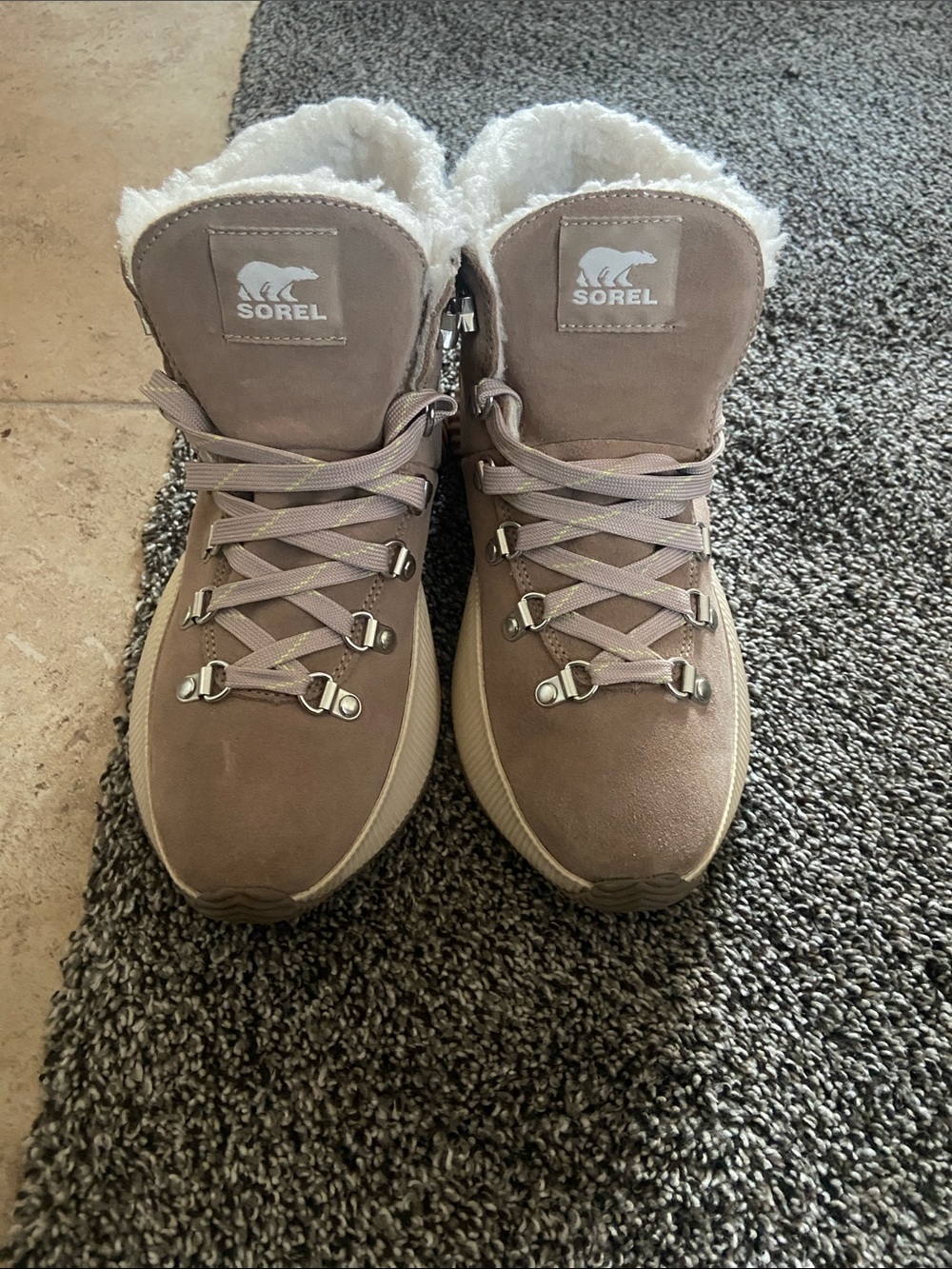 Sorel Women's Blush Lace-Up Sherpa Winter Boots